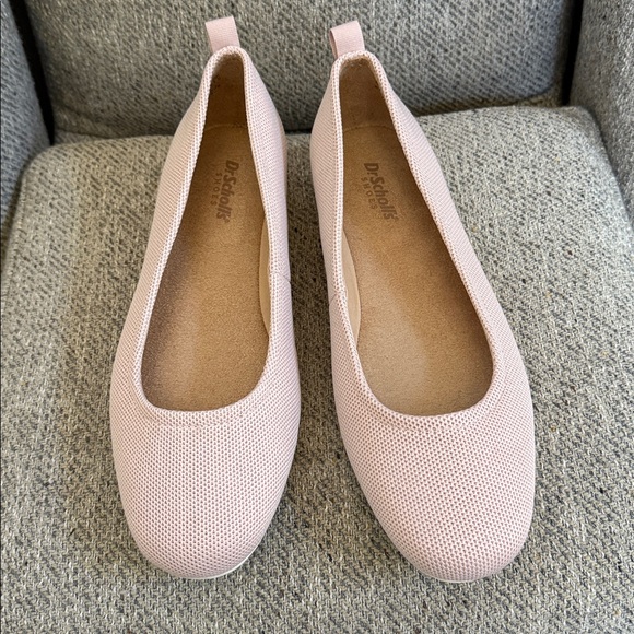 Dr. Scholl’s Wide Women's Timeless Slip On Flat in Blush Pink Knit Fabric - Picture 5 of 16